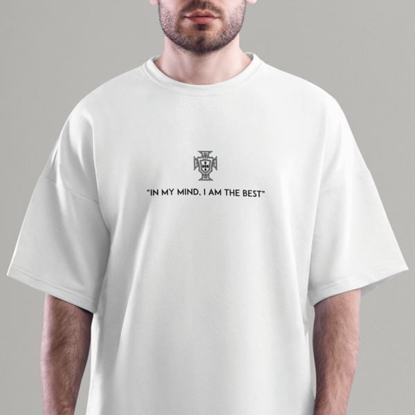 CR7-4 Playera Oversize In my mind, i am the best CR7