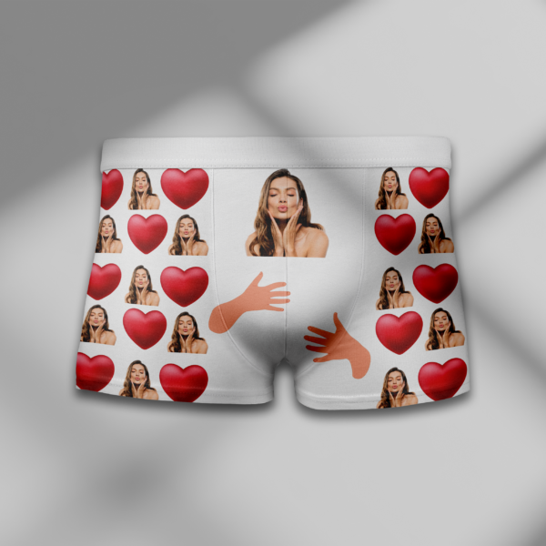 Boxer Blanco Personalizado - Tela Piel de Durazno Premium