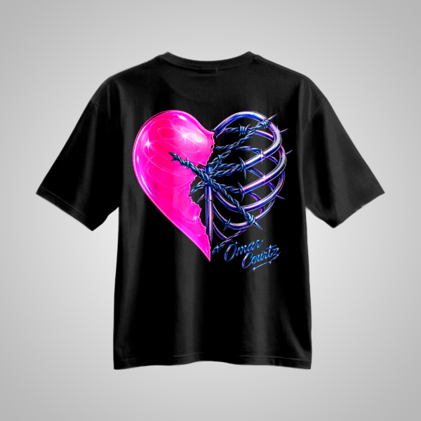 Playera Oversize "Corazón Espinado" – Edición Omar Courtz